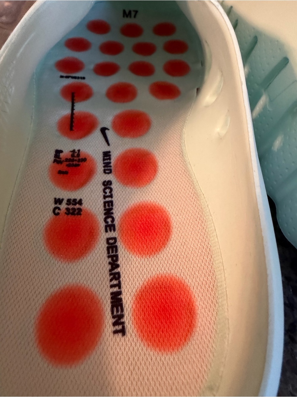 Nike Mind Slides in Barely Green - Picture 13 of 16